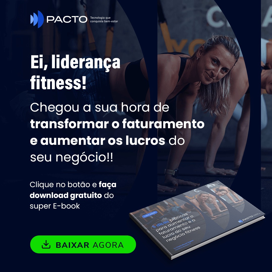 Ebook Gratuito 5 Dicas para Aumentar Faturamento - Sistema Pacto - Sistema para Academia e negócios fitness