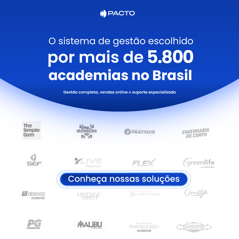 Demonstraço Gratuita - Sistema Pacto - Sistema para Academia e negócios fitness